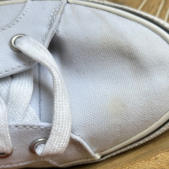 Keds Classic White Lace-Up Sneakers size 9.5 preloved - Picture 8 of 9
